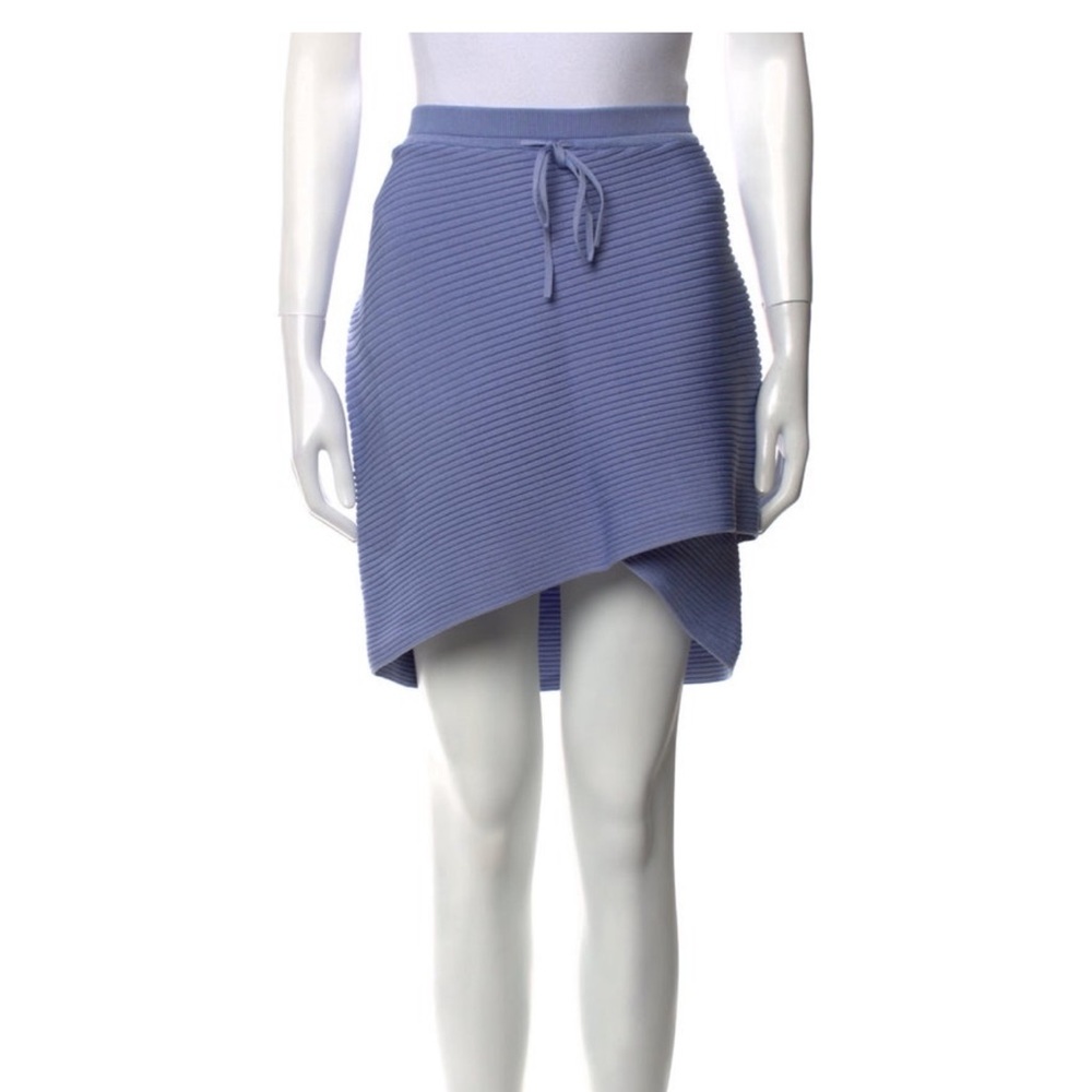 Jonathan Simkhai Blue Textured Skirt